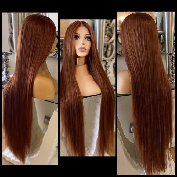 Human Hair Blended lace front wig